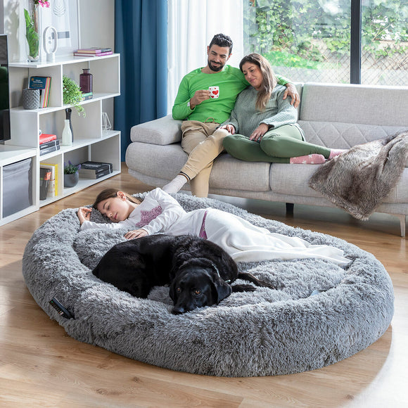 Lit de Chien pour Humains | Human Dog Bed XXL InnovaGoods Grey