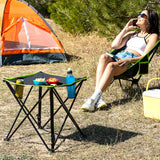 Table de Camping Pliable en Tissu avec Housse Cafolby InnovaGoods