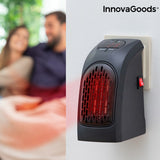 Chauffage Thermo-céramique sur Prise HeatPod InnovaGoods 400W Noir Multicouleur (Reconditionné B)