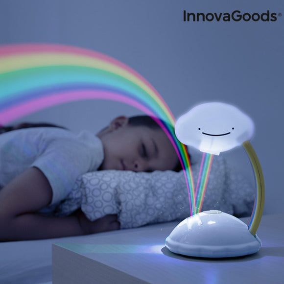 Projecteur LED Nuage Arc-en-ciel Libow InnovaGoods IG815189 Enfant Rectangulaire (Reconditionné A+)
