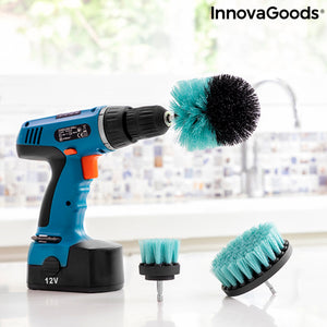 Ensemble de Brosses de Nettoyage pour Perceuse Cyclean InnovaGoods Drilll brush Fibres de nylon moyennement dures (Reconditionné