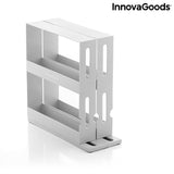 Rangement à Épices Coulissant et Pivotant Swice InnovaGoods B098QMK8PV Gris (Reconditionné B)