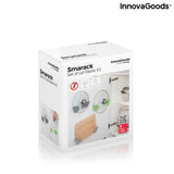 Set de 3 Supports Mural Adhésif pour Couvercle de Cuisine Smarack InnovaGoods ‎Modelo Smarack Novateur et pratique (Reconditionn