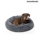 Lit pour Animaux de Compagnie Antistress Bepess InnovaGoods Ø 60 cm Gris (Reconditionné B)