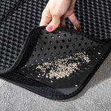 Tapis de Litière pour Chat Clikatt InnovaGoods Noir (1) (Reconditionné B)