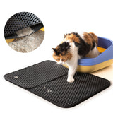 Tapis de Litière pour Chat Clikatt InnovaGoods Noir (1) (Reconditionné B)