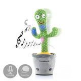 Cactus dansant parlant avec musique et LED multicolores Pinxi InnovaGoods Vert 30 x 40 cm (Reconditionné B)