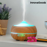 Humidificateur à Diffuseur d'Arômes avec LED Multicolore InnovaGoods IG812706 Bois (Reconditionné B)