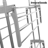 Étendoir Pliable à Roulettes InnovaGoods Aluminium 24 Barres (Reconditionné B)