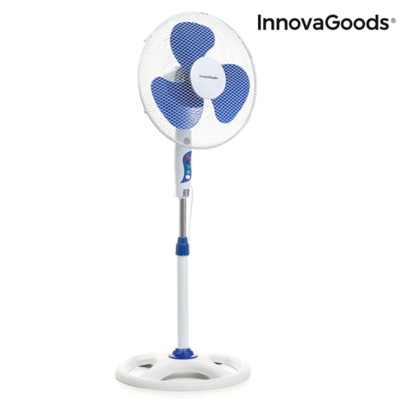 Ventilateur sur Pied InnovaGoods Bleu 50 W (Reconditionné A)