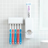 Distributeur de Dentifrice avec Porte Brosse à Dents Diseeth InnovaGoods Blanc (Reconditionné A)