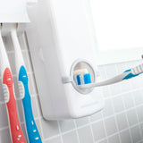 Distributeur de Dentifrice avec Porte Brosse à Dents Diseeth InnovaGoods Blanc (Reconditionné A)