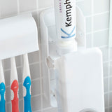 Distributeur de Dentifrice avec Porte Brosse à Dents Diseeth InnovaGoods Blanc (Reconditionné A)