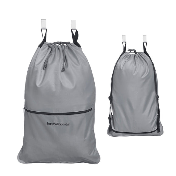 Sac à Dos à Linge-sac pour la Lessive Clepac InnovaGoods Gris (Grand) (Reconditionné A)